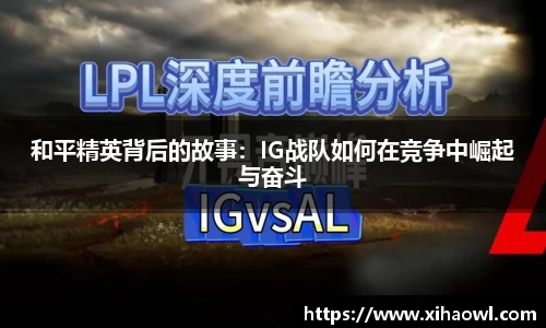 和平精英背后的故事:IG战队如何在竞争中崛起与奋斗