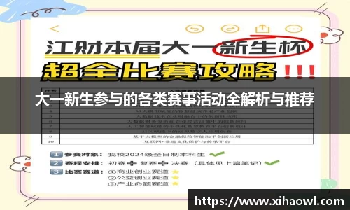 大一新生参与的各类赛事活动全解析与推荐