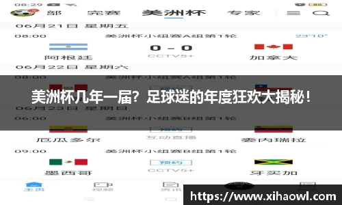 美洲杯几年一届？足球迷的年度狂欢大揭秘！