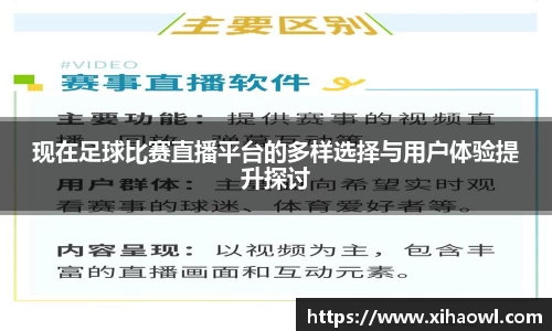 现在足球比赛直播平台的多样选择与用户体验提升探讨