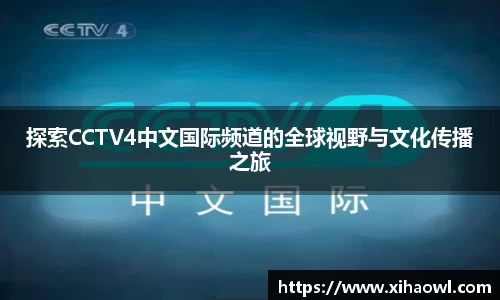 探索CCTV4中文国际频道的全球视野与文化传播之旅